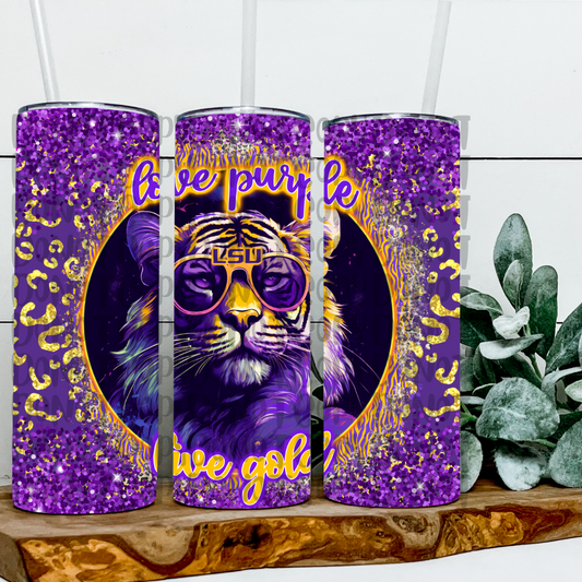 LSU SPORTS FOOTBALL 20OZ TUMBLER