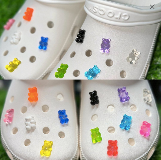 GUMMY BEAR CROC CHARMS