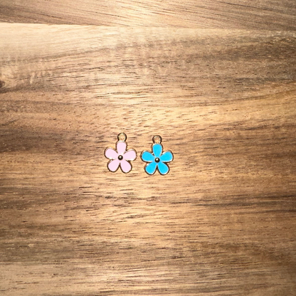 FLORAL DAISY TUMBLER CHARMS